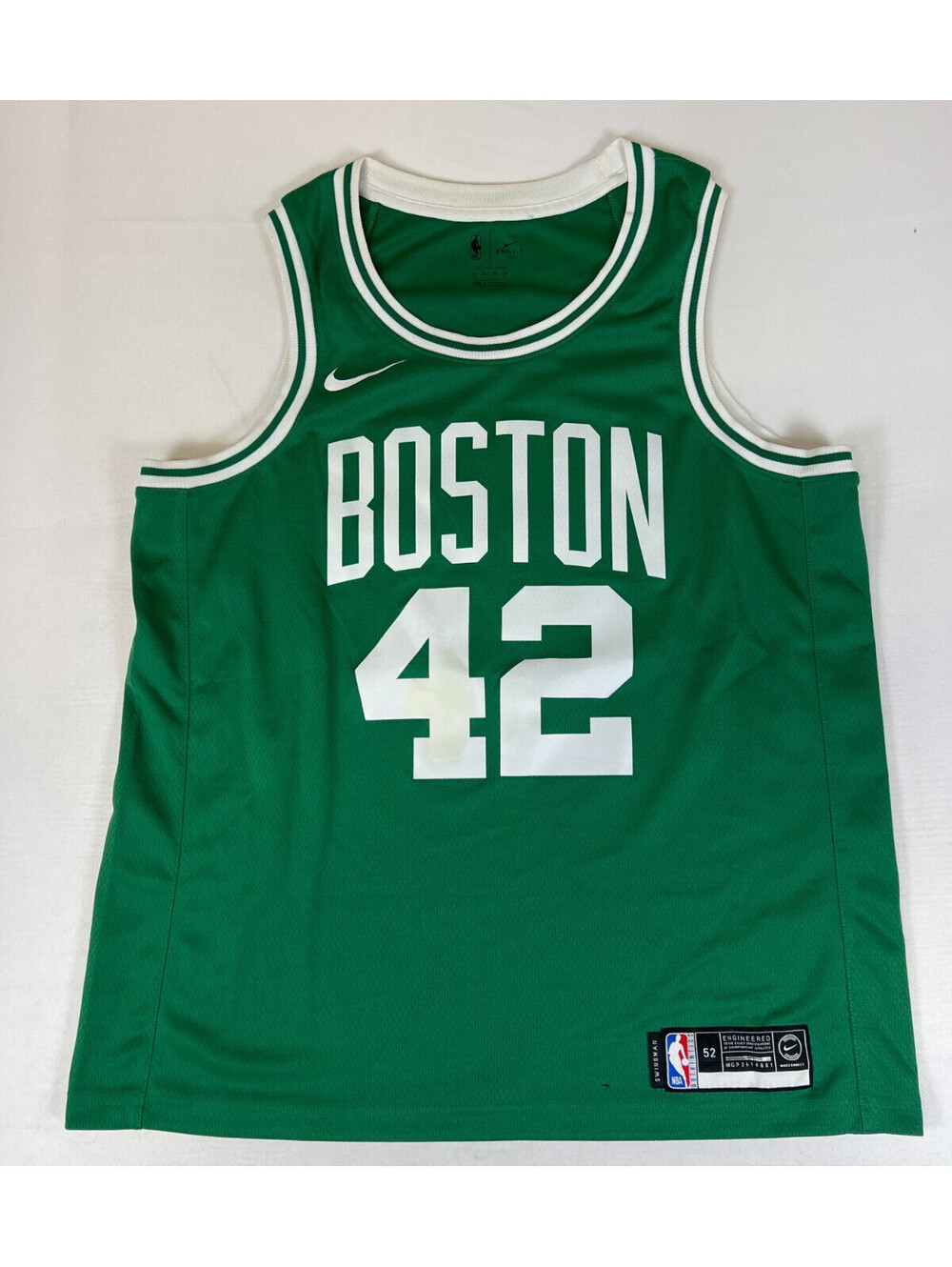 Nike Al Horford Boston Celtics #42 NBA Swingman Jersey Green Size 52 XL